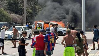 الحسيمة.. اعداد وجبة غذاء داخل صندوق سيارة ينتهي بتحويلها الى رماد