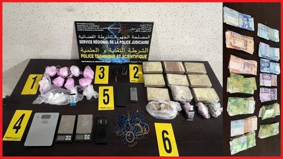 أمن الناظور يطيح بمروج مخدرات ويحجز 6 كلغ من الهروين و الكوكايين