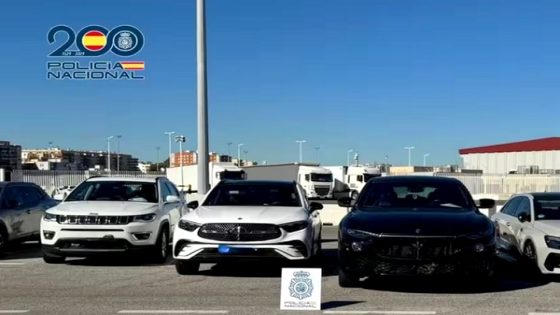 إسبانيا تسترجع 14 سيارة مسروقة كانت في طريقها إلى المغرب