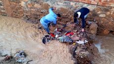 مصرع شاب جرفته سيول الأمطار بالدريوش