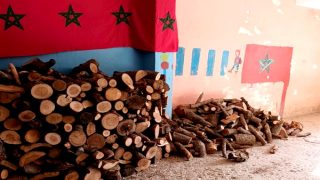 توزيع حطب التدفئة والأغطية بالمدارس والداخليات بإقليم الحسيمة