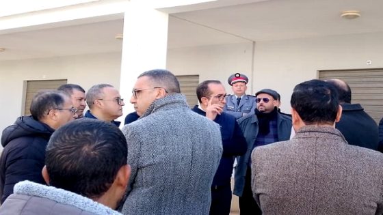 عامل إقليم الحسيمة يتفقد محطة تحلية ماء البحر بكلايريس