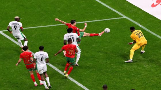 المغرب يبلغ نهائي كأس أمم إفريقيا على حساب نيجيريا