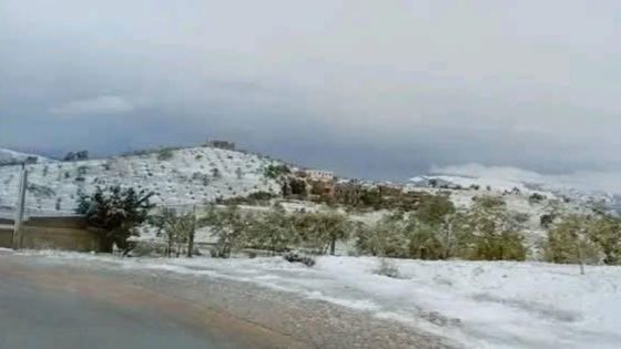 الثلوج تعود إلى مرتفعات إقليم الحسيمة