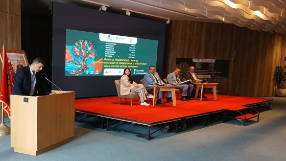 تقديم مشروع احداث مجموعة الجماعات لتدبير المنتزه الوطني بالحسيمة